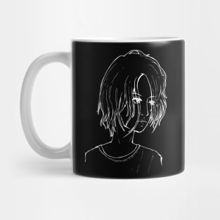 Portrait line art Mug